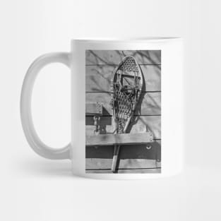 Snowshoe Black & White Mug